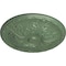 Ekena Millwork Granada Ceiling Medallion (Fits Canopies up to 4 1/4"), 15 3/4"OD x 5/8"P, Athenian Green CM16GAAGF - alternate 2